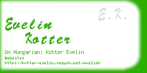 evelin kotter business card